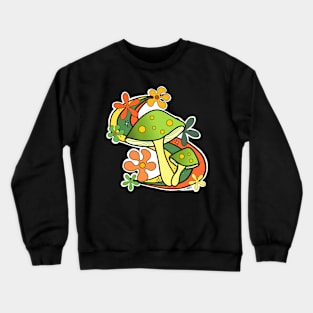 Groovy mushrooms Crewneck Sweatshirt